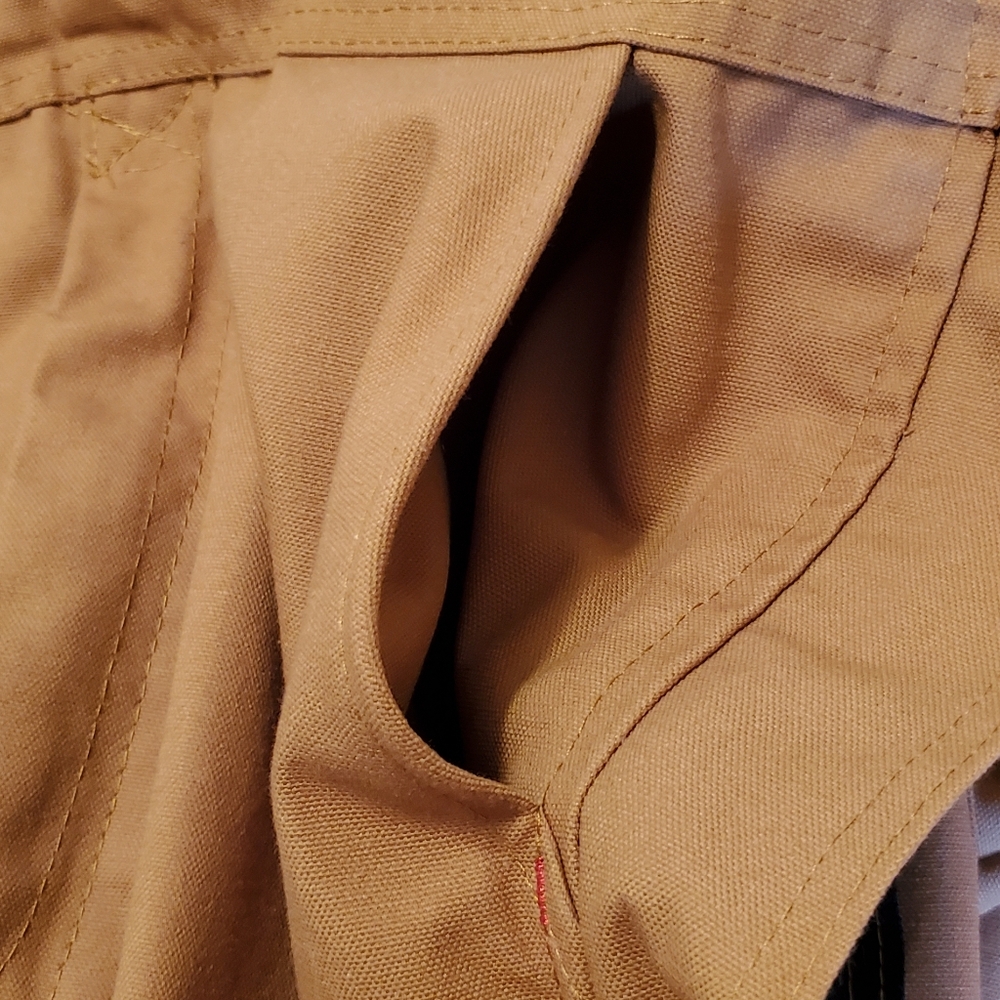 Men's Insulated Blended Duck Bib Overall Size Small Red Kap - Picture 9 of 16